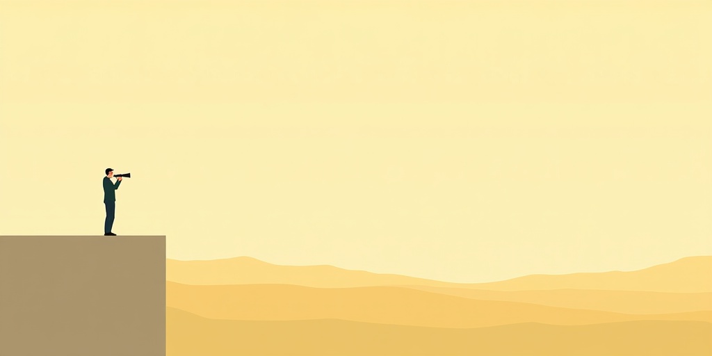視座の向上のイラスト